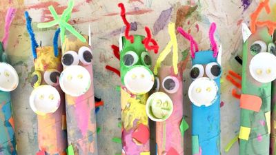 Art work from kids classes