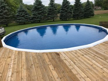 Above Ground Pool Liner Installation