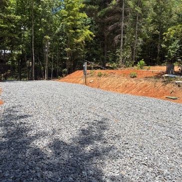 A-1 completed lower pad showing connections. Upper pad for shed or cabin.
