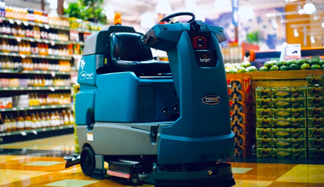 Floor scrubber services available!