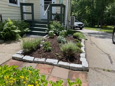 Landscaping revitalization in Norway, Maine.