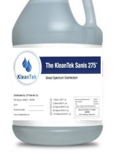 The KleanTek® Sanis 275 Hospital Grade Disinfectant