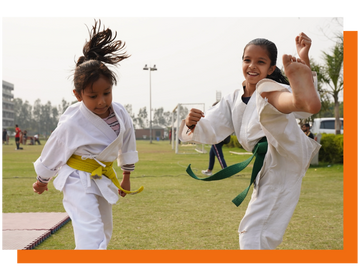 Martial arts classes for 8-13 year olds.