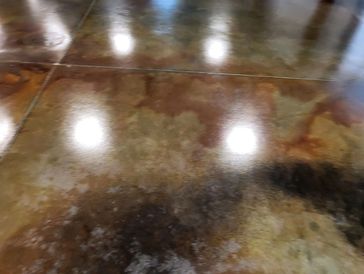 Residential Stained Flooring installation in Fayetteville NC