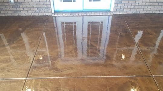 Residential Epoxy Flooring installation in Fayetteville NC
