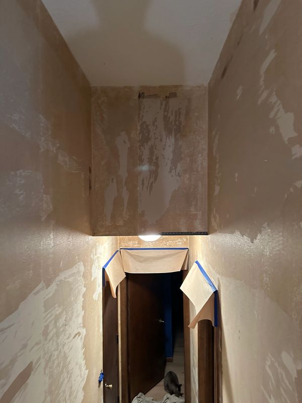 Wall paper removal up to finish