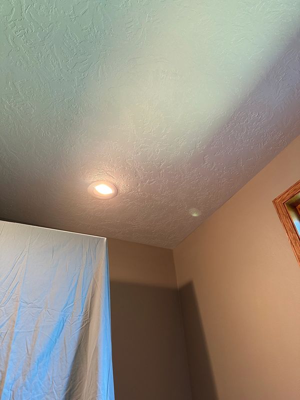 Ceiling patch, finished product!!
