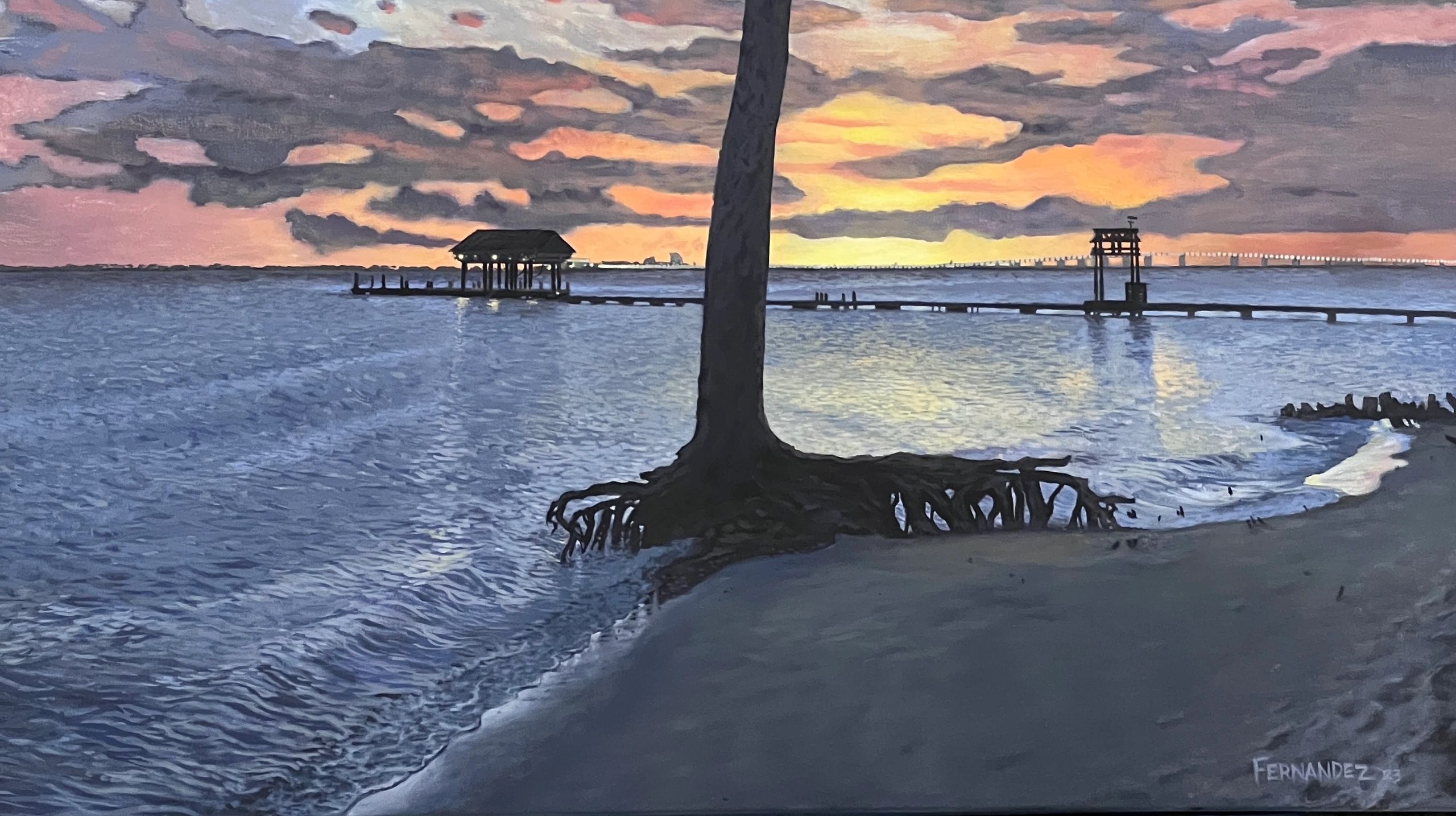"Loner" 36X48 Acrylic on Canvas
