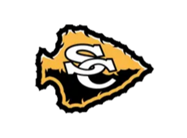 Logo with 'SC' letters inside a stylized gold and black arrowhead shape.