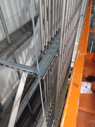 1" 316L Dairy pipe installation.
