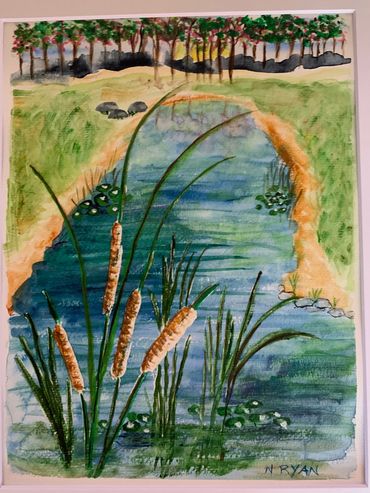 Vine Lake, Michighan
Wateercolor
9 x 12