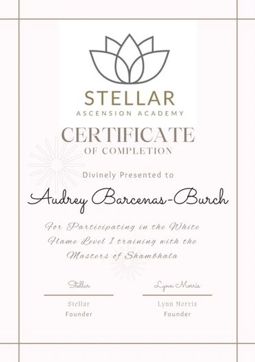 White Flame Training Certificate