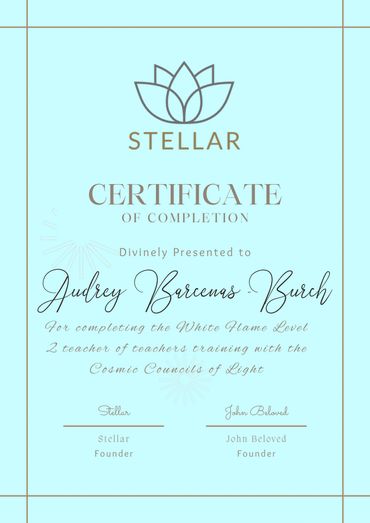 White Flame Facilitator Certificate