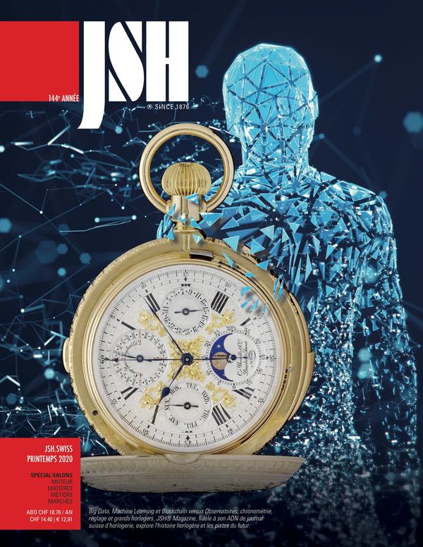 JSH® Magazine, 144ème année. Couverture de l'édition 2020. Henri Grandjean et le big data, Journal S