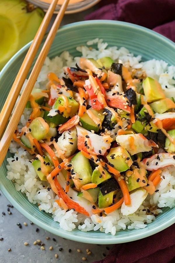 Featured: California Roll Sushi Bowl
