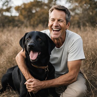 Uncle Mike Martinson and Mickey