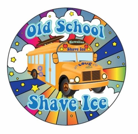 Organic and natural flavors of authentic Hawaiian shave ice from our Old School Bus