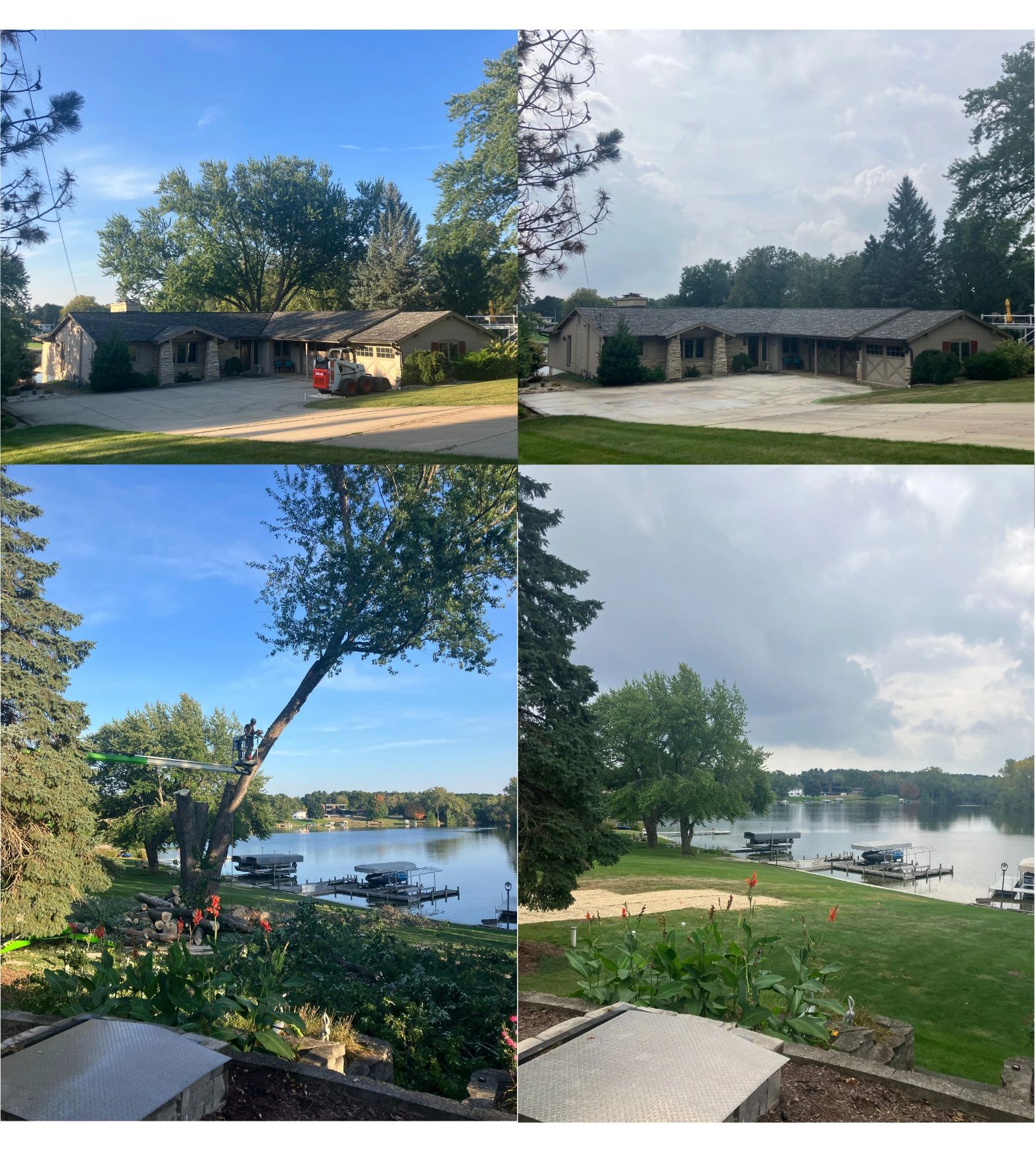 88" Diameter Silver Maple Removal By Top Notch. Tree Removal