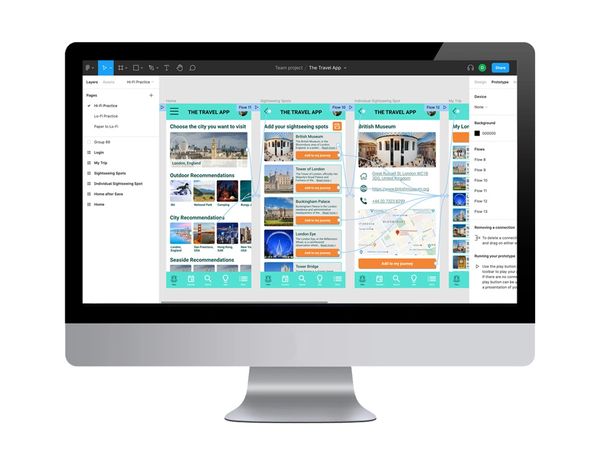 High-Fidelity Prototype Close Up