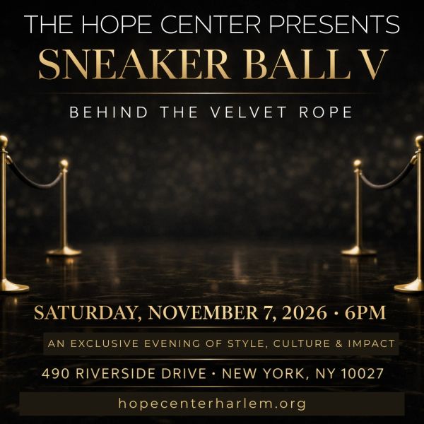 The Hope Center's Sneaker Ball V event on November 7, 2026.