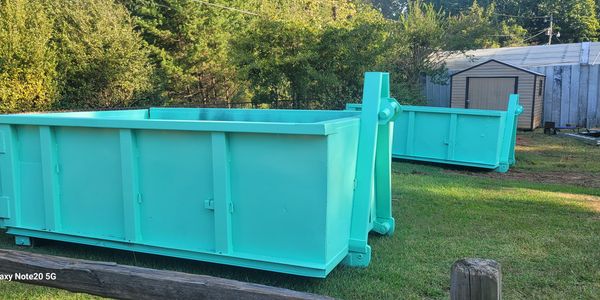 two 10 Yard dumpsters rented and delivered