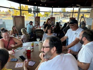 people playing bingo