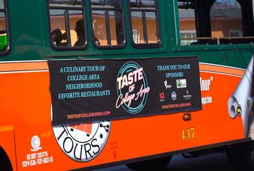 Taste of College Area banner