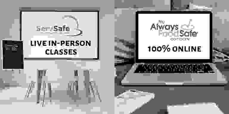 Servsafe Food safety Manager Class and Certification Exam Online or Live