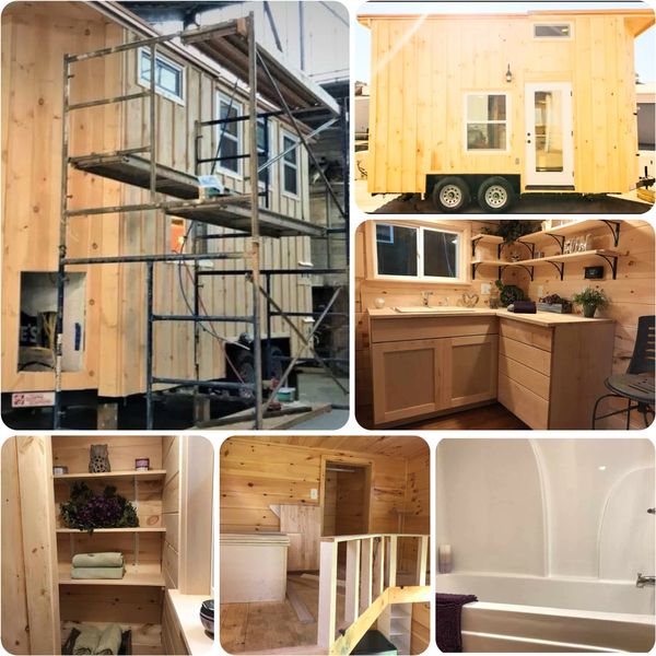 Off-grid tiny house on wheels