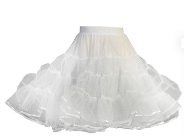 Girls White Hard Netting Crinoline Petticoat Underskirt 10-22"