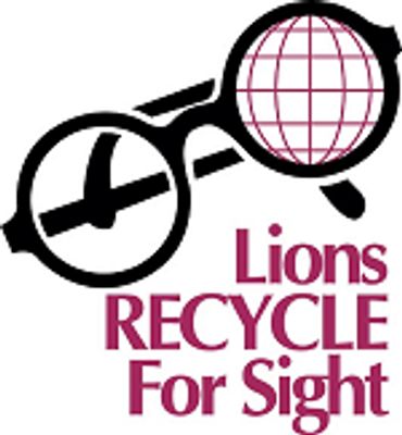 Emblem fot Lions recycle for sight.