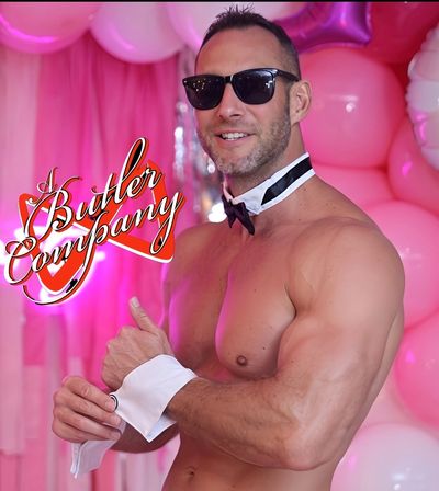 party host helps elevate a party in Scottsdale by bartending and grilling food for guests