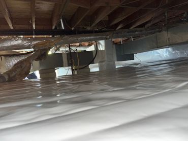 Encapsulation-manage moisture levels and odor in your crawl space.