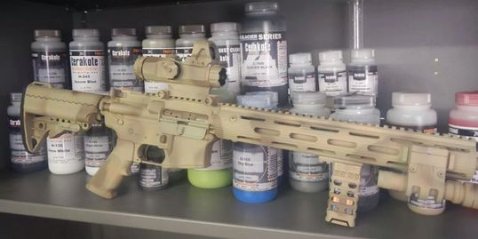Cerakote custom Ar 15 ar15 kg guncoat shotgun rifle pistol handgun tactical hunting paint coating 