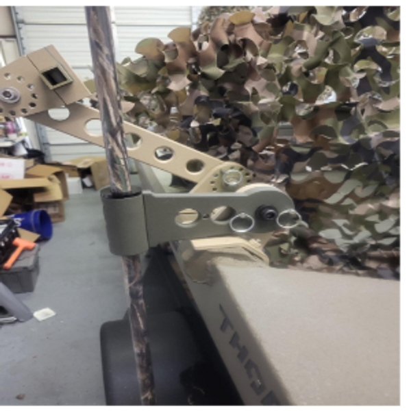 Folding Spud Pole Brackets