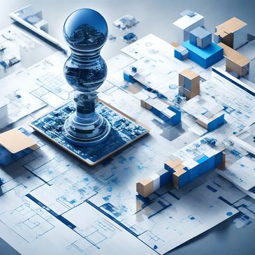 AI generative Art designed with Blue WIllow AI.   Intelligent assistants