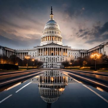 AI generative Art designed with Blue WIllow AI - Government