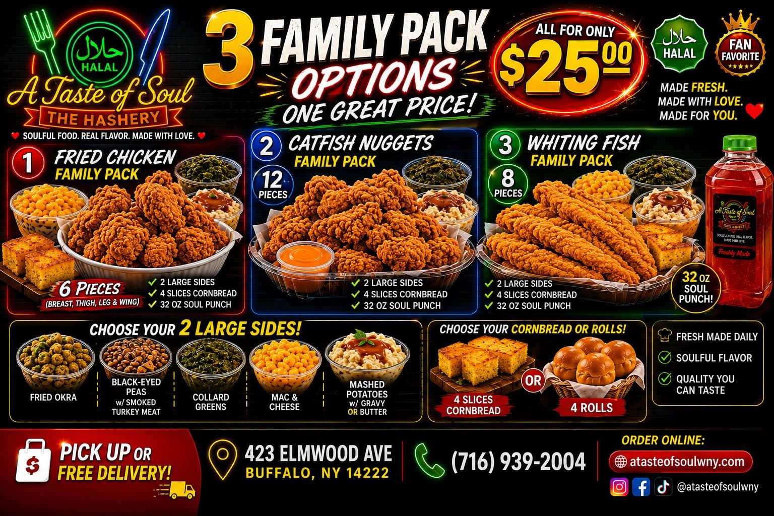 A Taste of Soul - Fried Chicken, Beef Oxtails