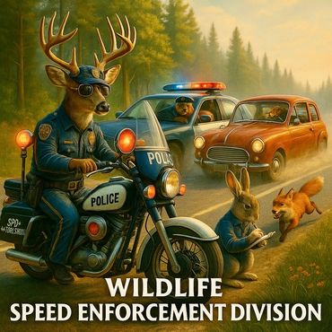 Deer officers ticket a reckless fox in the forest’s fastest pursuit of the season.