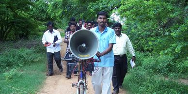 Village evangelist in India traveling to share the good news Sunshine After Rain Ministries