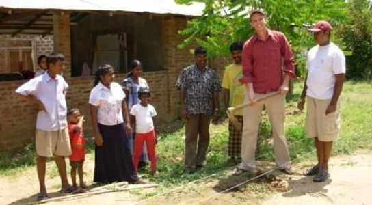 Breaking ground on a new orphanage in Sri Lanka with Pastor Aaron Burke