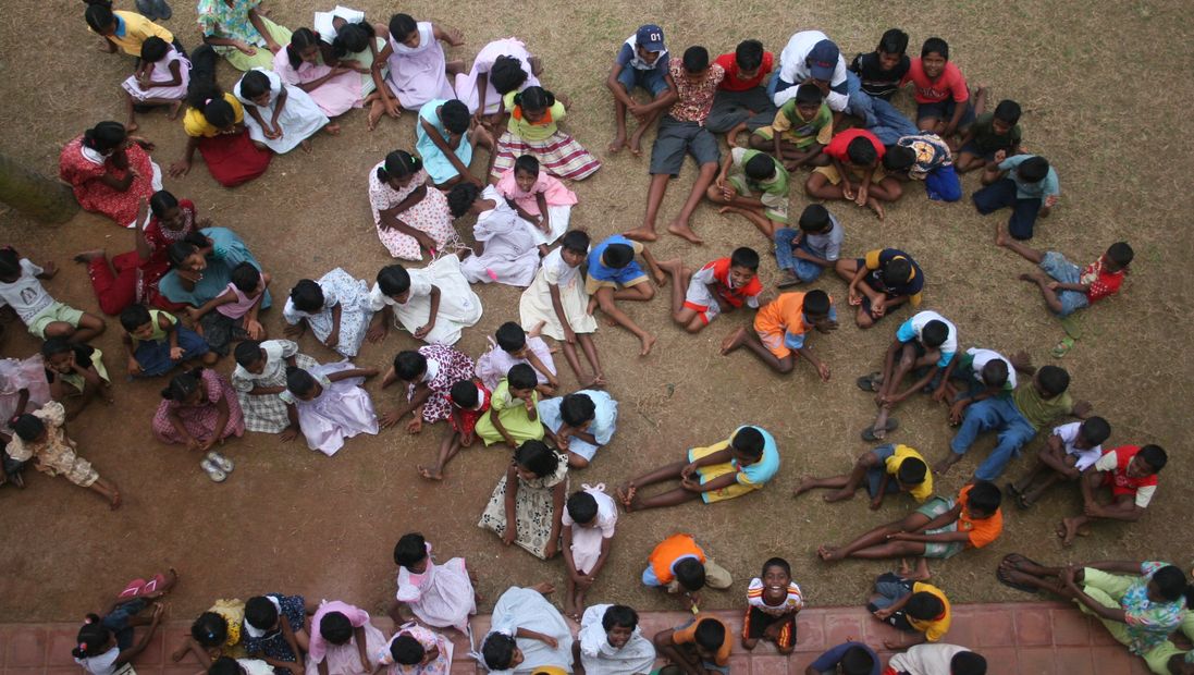 Orphans in Sri Lanka at the Samudra Sri orphanage Sunshine After Rain Ministries