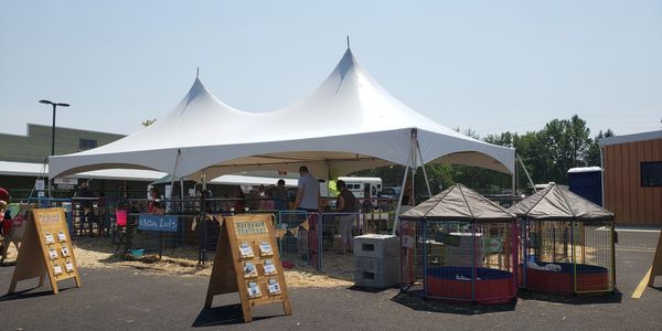 2021 Big Sky Country Fair - Tent provided by Fair.  All fencing & educational boards provided by us.