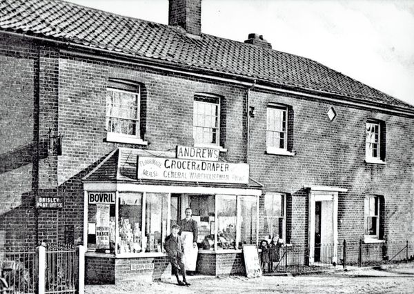 The old village shop in Brisley Village Norfolk