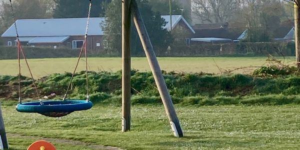 Children's play area in Brisley Village Norfolk