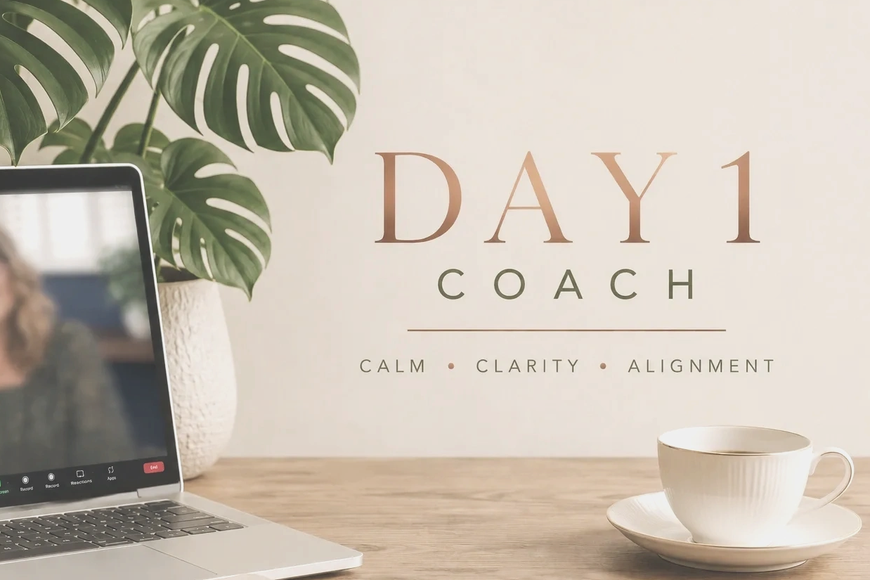 Day 1 coach life coaching for alcohol change