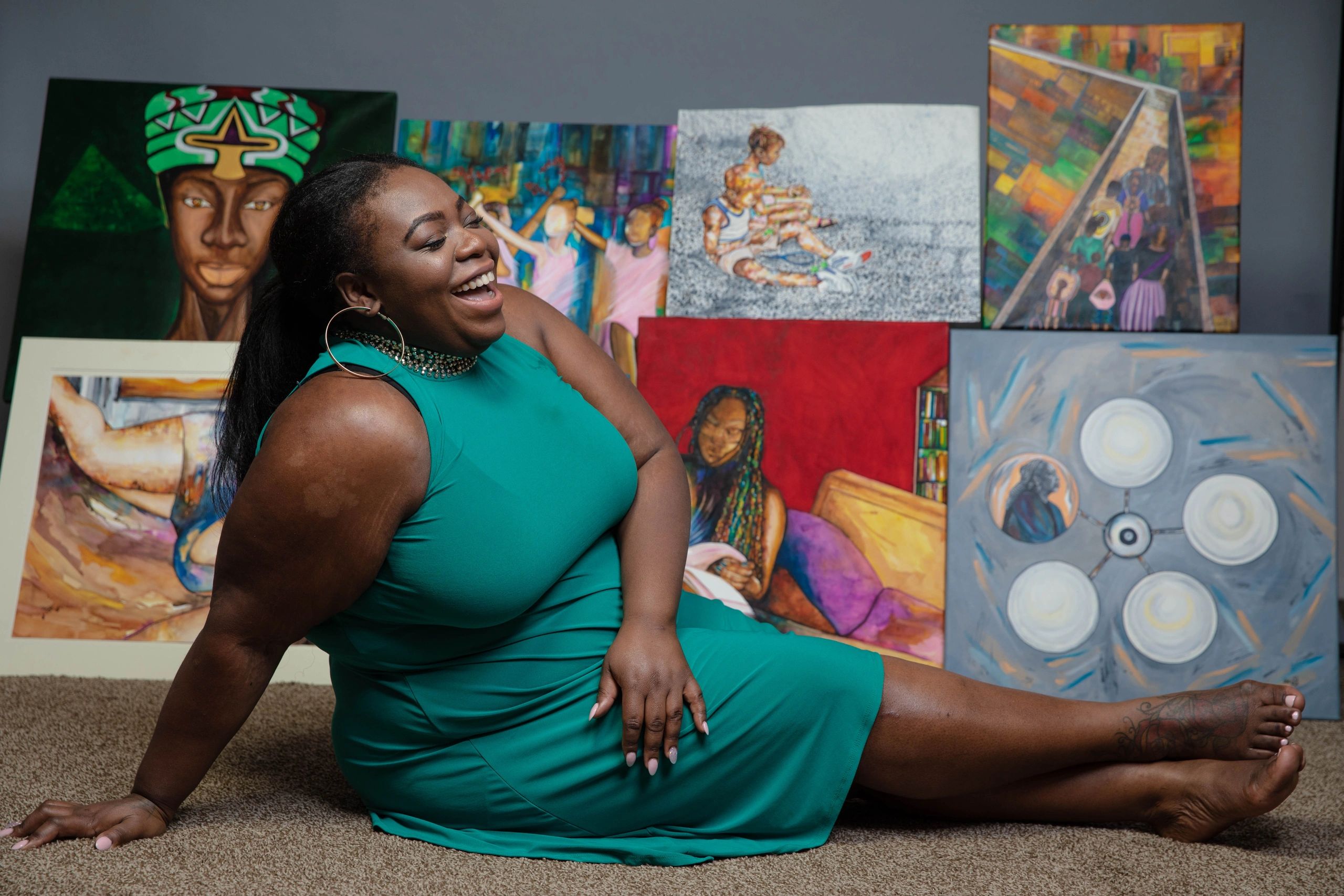 Gloria Braxton, Glori B., Image of Gloria Braxton. The Watercolorist, Watercolor painter,