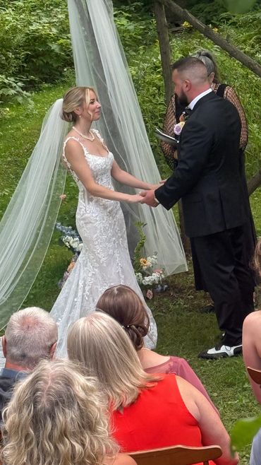 Melissa and Sebastien Seyer beautiful ceremony and reception at the mariposa farm