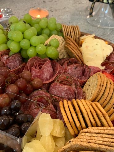 Wooden charcuterie board