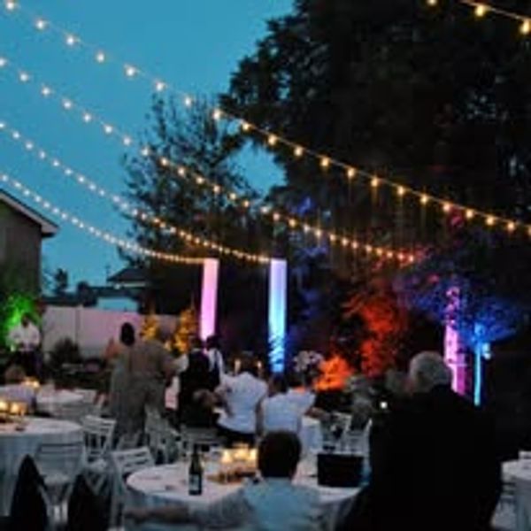 Outdoor Wedding Reception